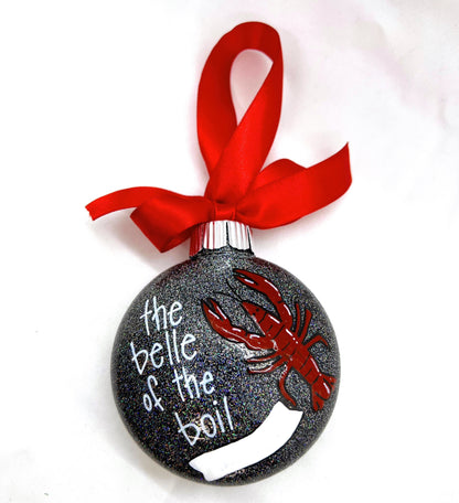 Christmas Ornament "Belle of the Boil" - Add Some Cajun Sparkle to Your Tree!