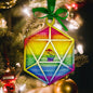 Sparkle with Pride: Handcrafted Love is Love Rainbow Ornament!