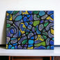 "Celestial Currents"  – Original Abstract Acrylic Painting I 8x10 Canvas