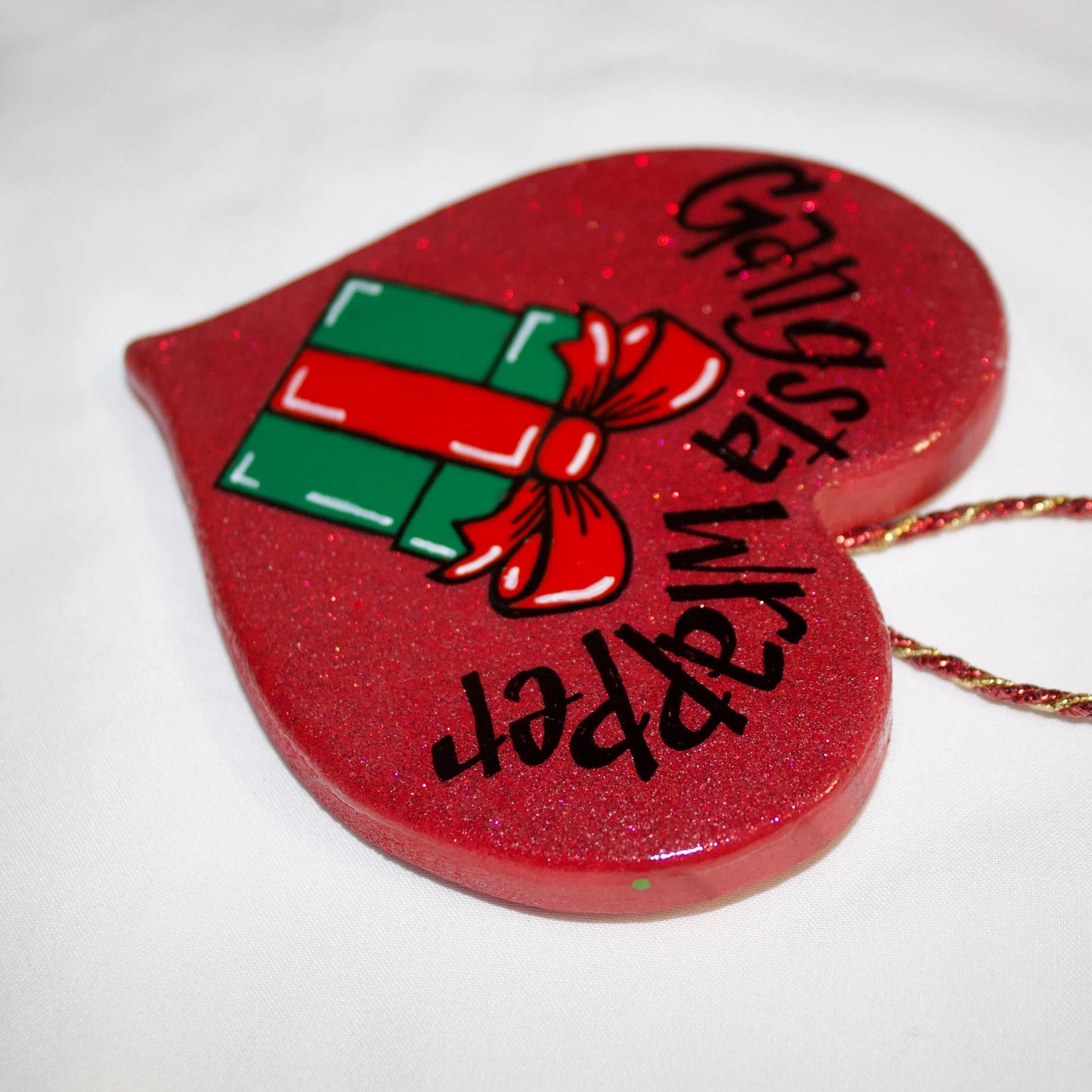Holiday Hustler: Gangsta Wrapper Ornament for the Gift-Wrapping MVPs!