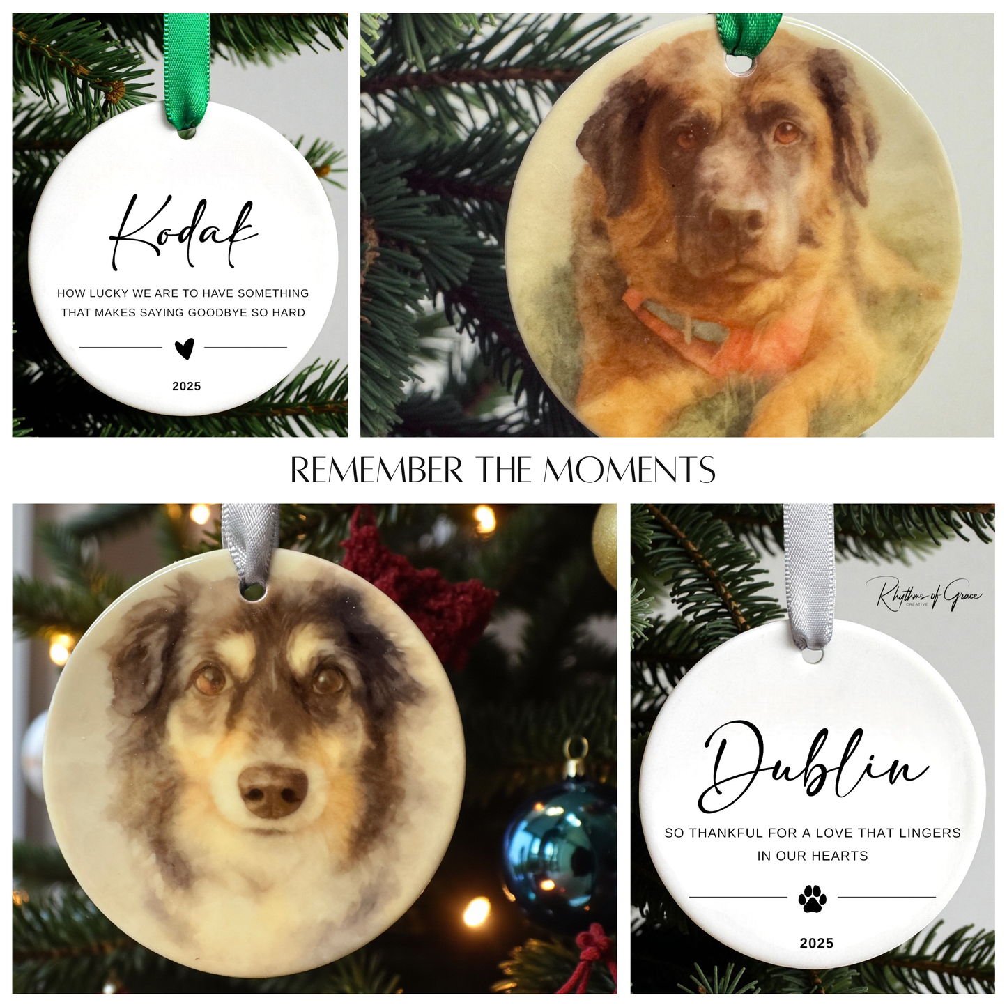 Rainbow Bridge Animal Memorial Ornament – A Heartfelt Keepsake for Cherished Pets