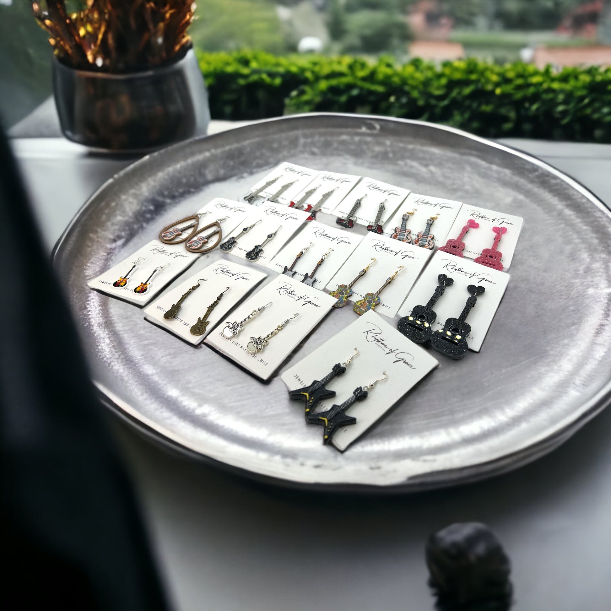 Strike a Style Chord – Guitar Earrings for Every Music Lover! - Rhythms of Grace Creative