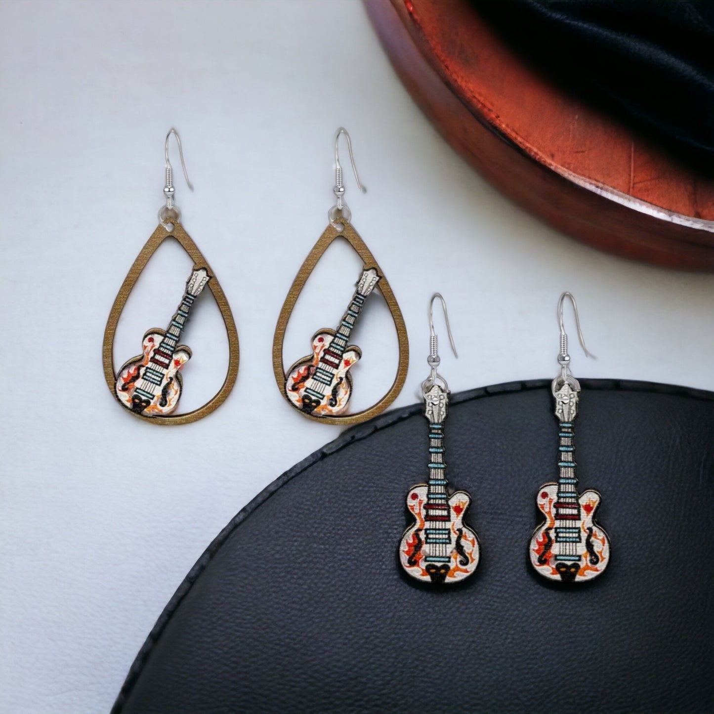 Strike a Style Chord – Guitar Earrings for Every Music Lover! - Rhythms of Grace Creative