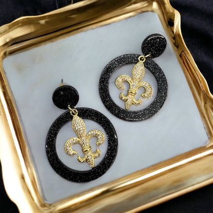 Who Dat Earrings: Celebrate the NOLA Spirit! ⚜️ - Rhythms of Grace Creative