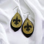Who Dat Glam! New Orleans Saints Earrings ⚜️ - Rhythms of Grace Creative