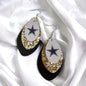 Who Dat Glam! New Orleans Saints Earrings ⚜️ - Rhythms of Grace Creative