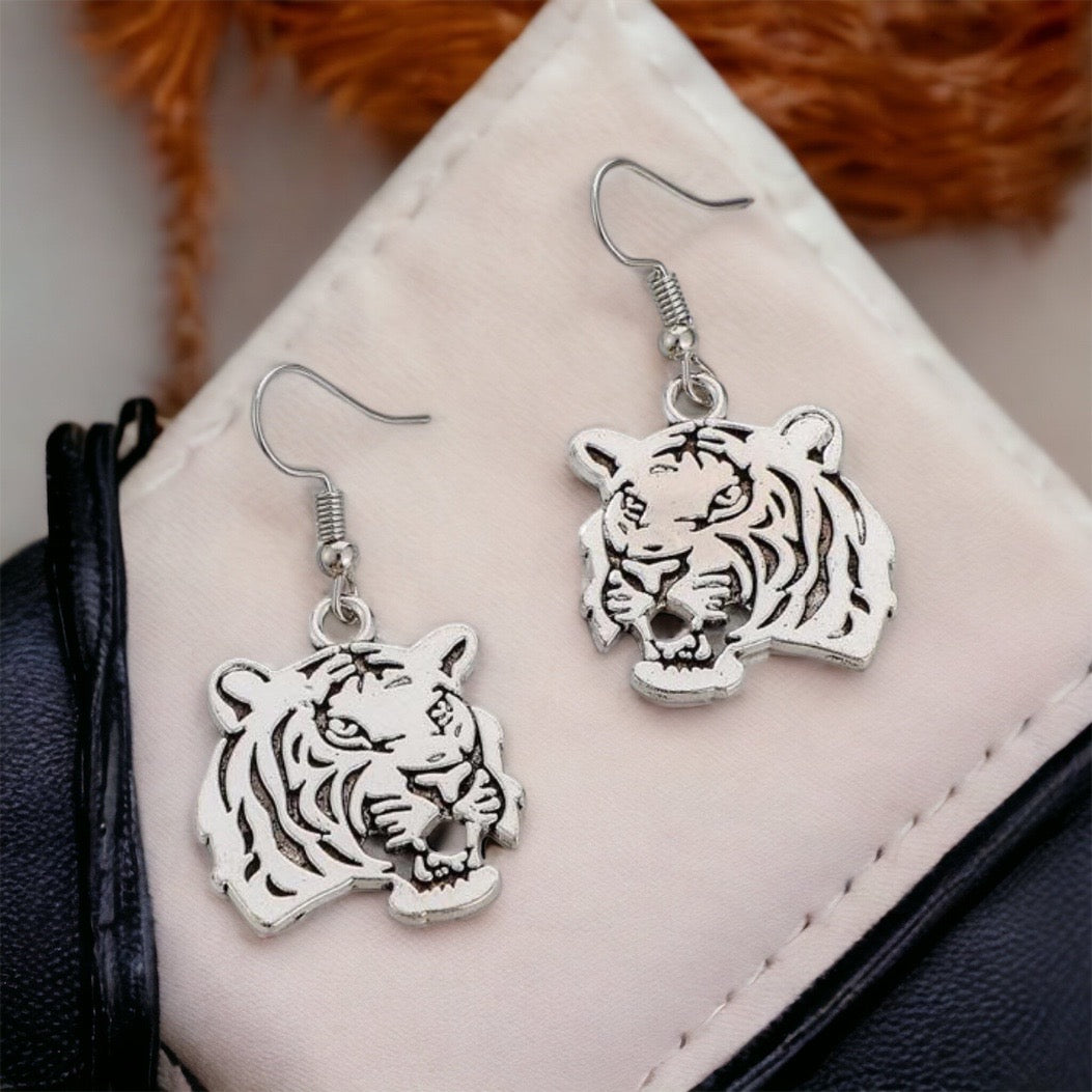 Roar into Style: Tiger Earrings Collection 🐅 - Rhythms of Grace Creative