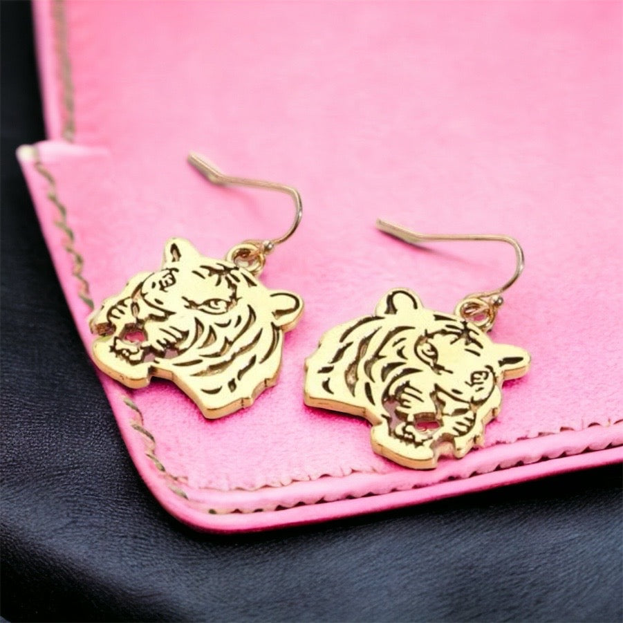Roar into Style: Tiger Earrings Collection 🐅 - Rhythms of Grace Creative