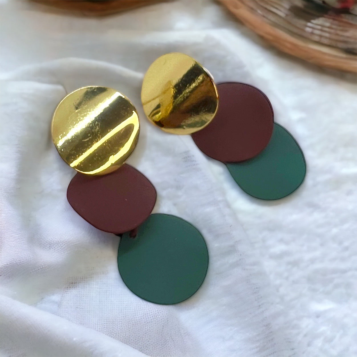Let the Good Times Sparkle: Festive Mardi Gras Earrings in Purple, Green & Gold! 🎭✨ - Rhythms of Grace Creative