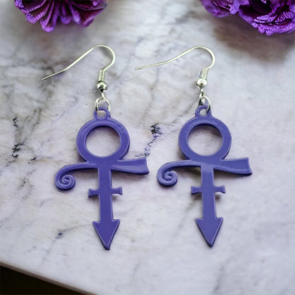 "Purple Rain" Earrings - A Tribute to Prince! - Rhythms of Grace Creative