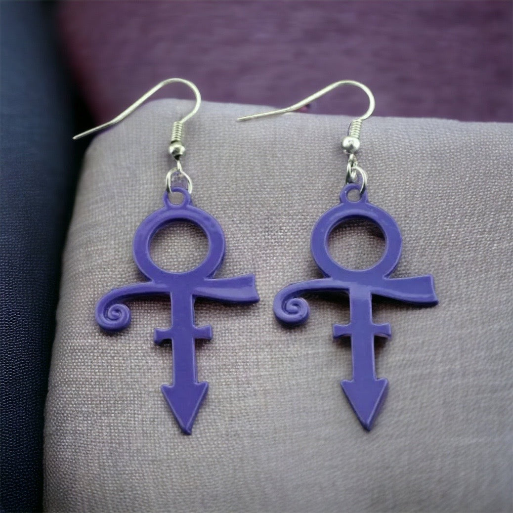 "Purple Rain" Earrings - A Tribute to Prince! - Rhythms of Grace Creative
