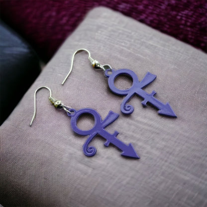 "Purple Rain" Earrings - A Tribute to Prince! - Rhythms of Grace Creative