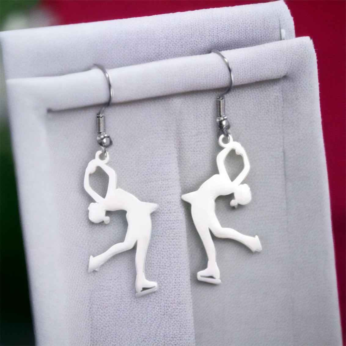 Skate in Style: Dainty Ice Skater Earrings for Every Dance Enthusiast!
