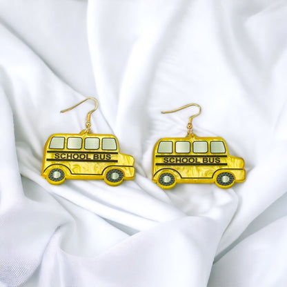 School Bus Driver Earrings - Show Your Love on the Road! 🚍 - Rhythms of Grace Creative