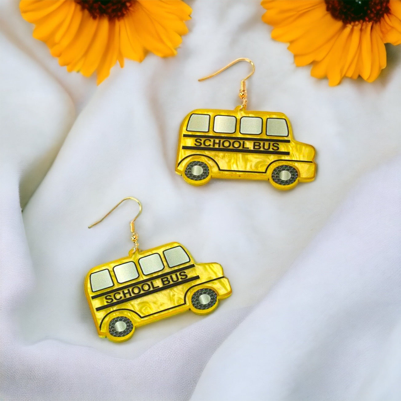 School Bus Driver Earrings - Show Your Love on the Road! 🚍 - Rhythms of Grace Creative
