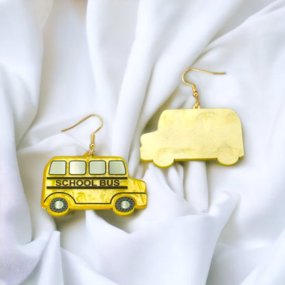 School Bus Driver Earrings - Show Your Love on the Road! 🚍 - Rhythms of Grace Creative