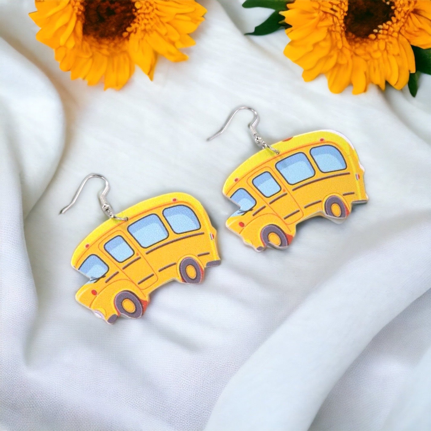 School Bus Driver Earrings - Show Your Love on the Road! 🚍 - Rhythms of Grace Creative