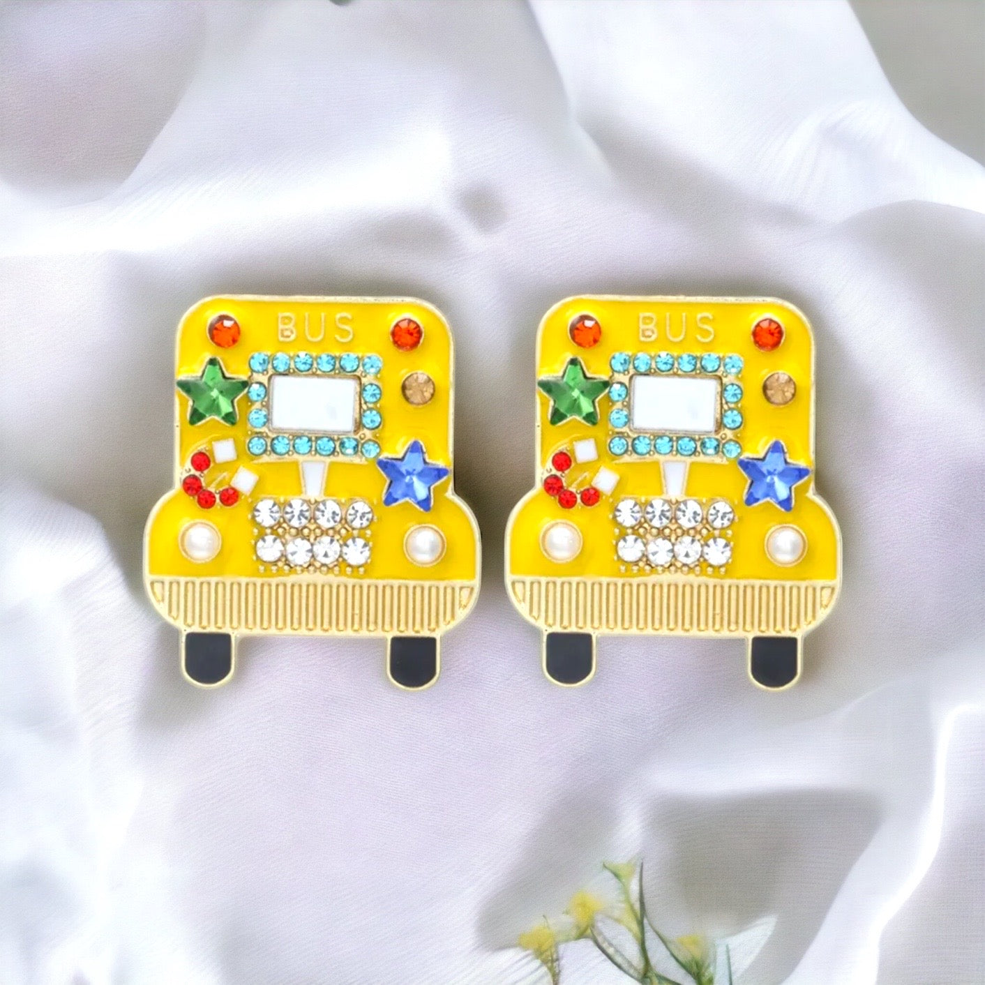 School Bus Driver Earrings - Show Your Love on the Road! 🚍 - Rhythms of Grace Creative