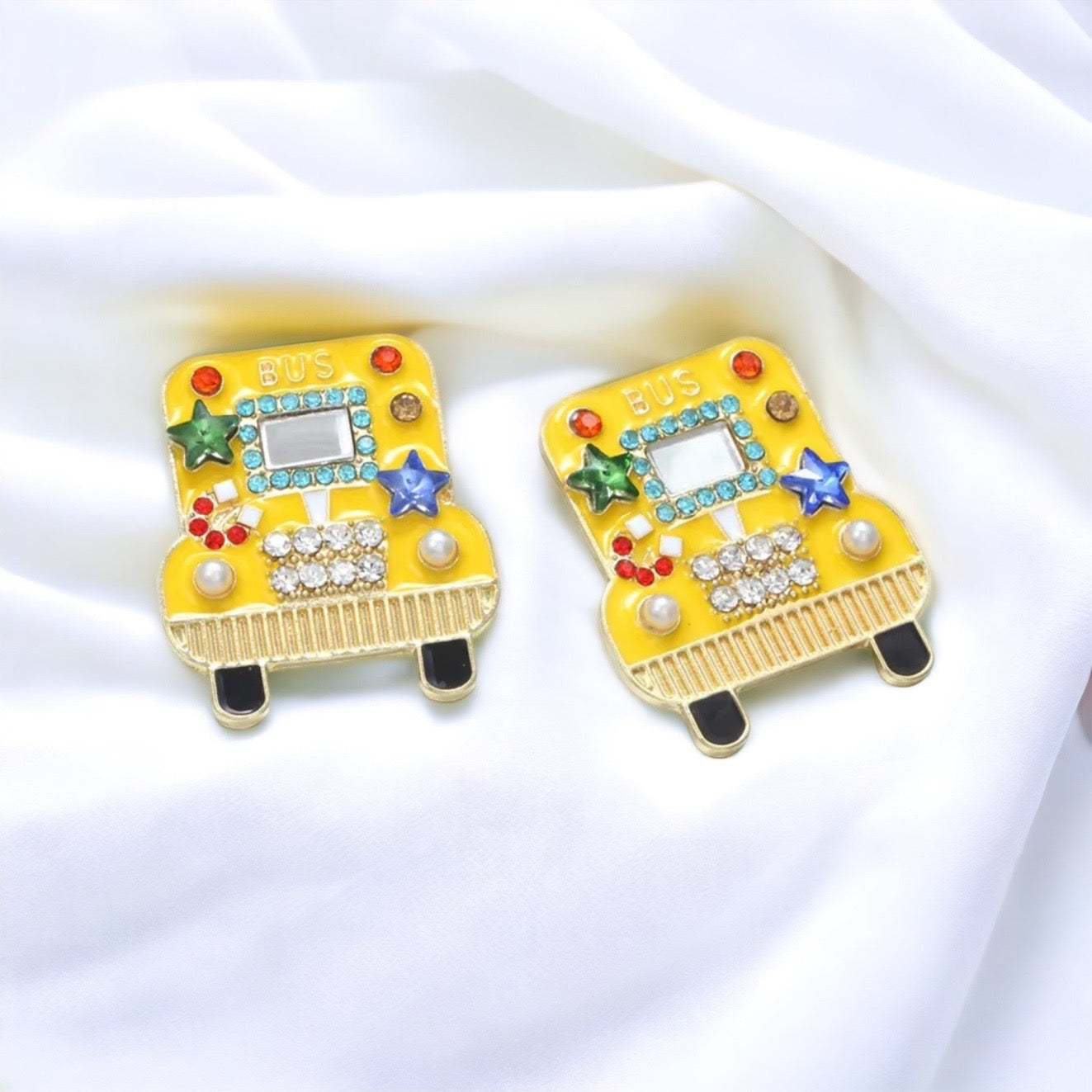 School Bus Driver Earrings - Show Your Love on the Road! 🚍 - Rhythms of Grace Creative