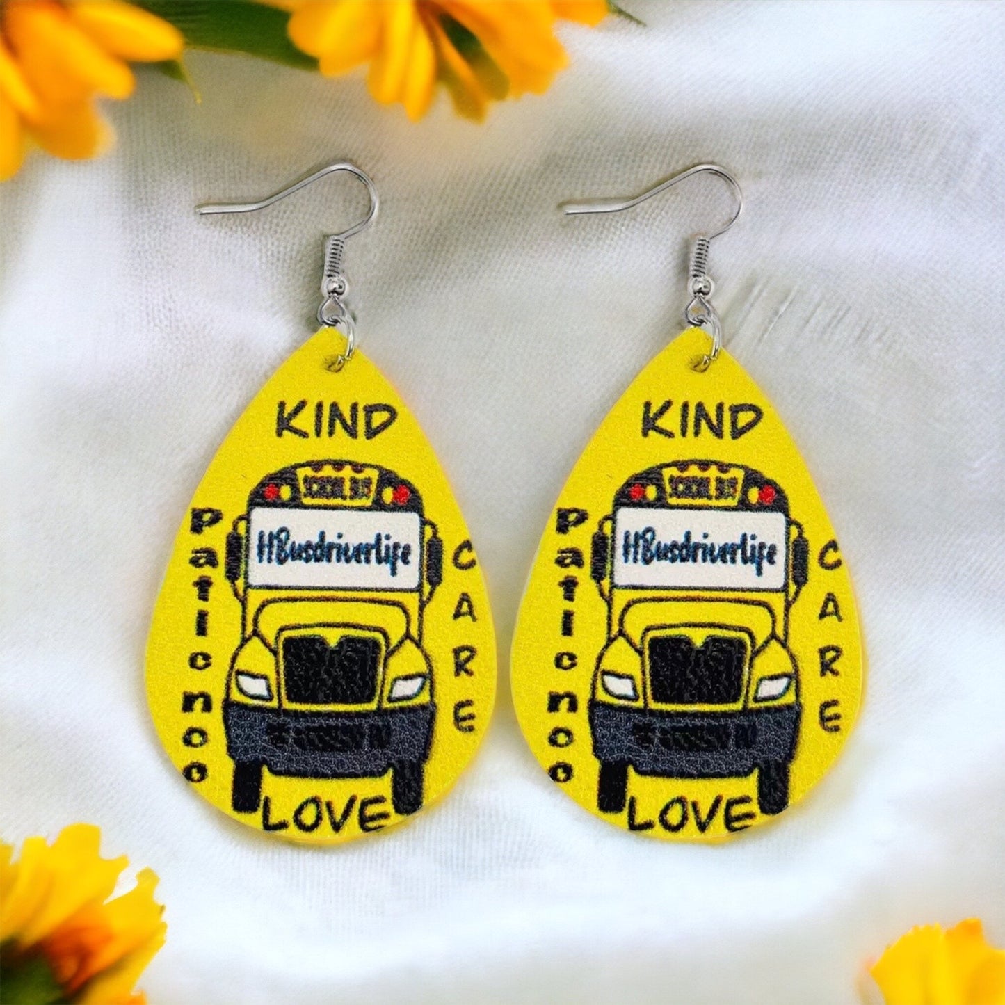 School Bus Driver Earrings - Show Your Love on the Road! 🚍 - Rhythms of Grace Creative