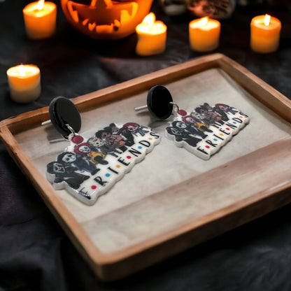 Spooktacular FRIENDS Earrings: Hauntingly Chic Halloween Accessories! - Rhythms of Grace Creative