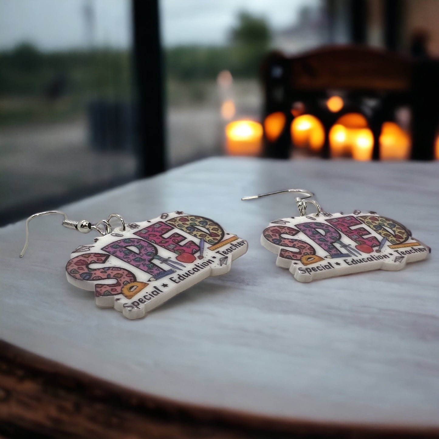 Special Education Teacher Dangle Earrings: Celebrate Inclusivity! - Rhythms of Grace Creative