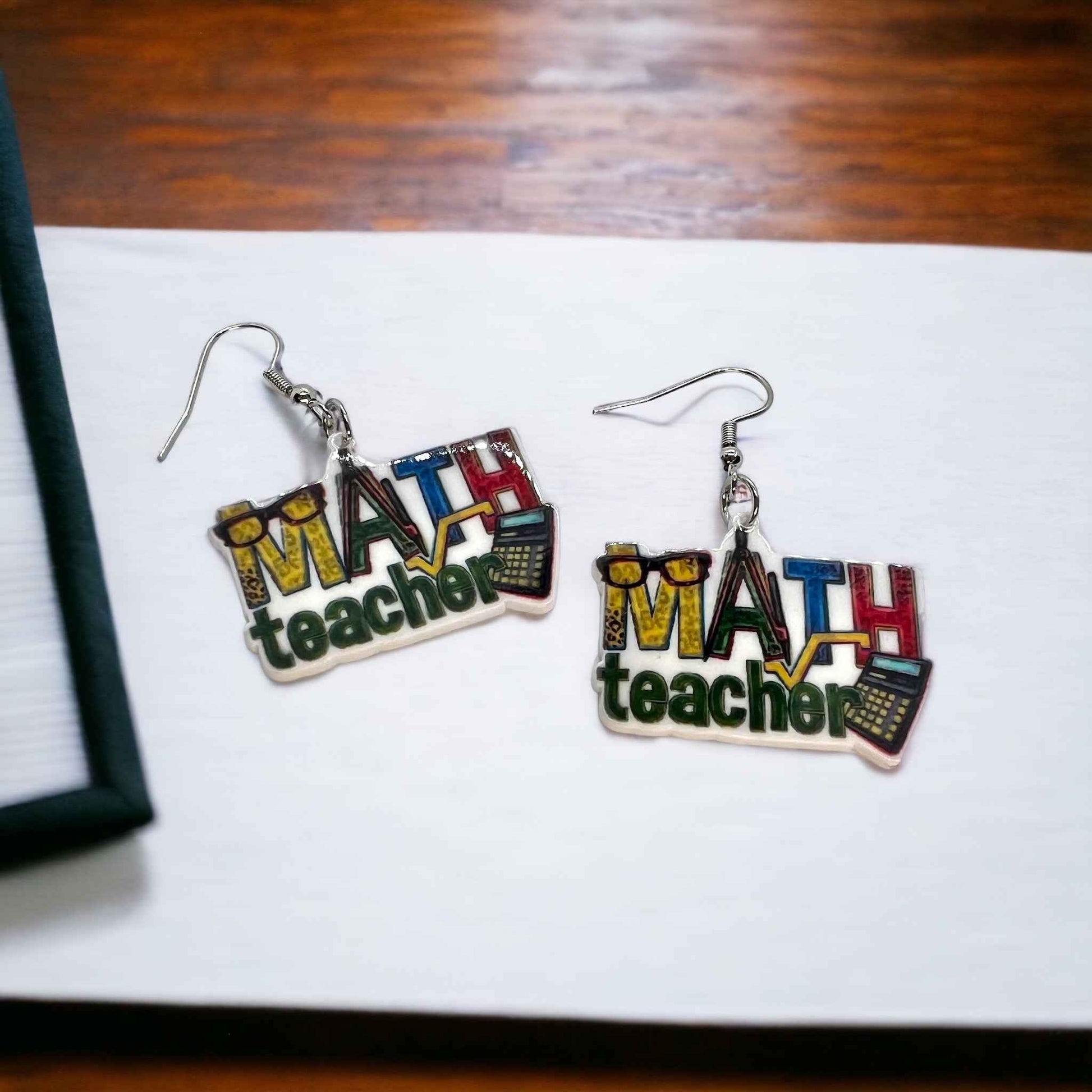 Math Teacher Earrings