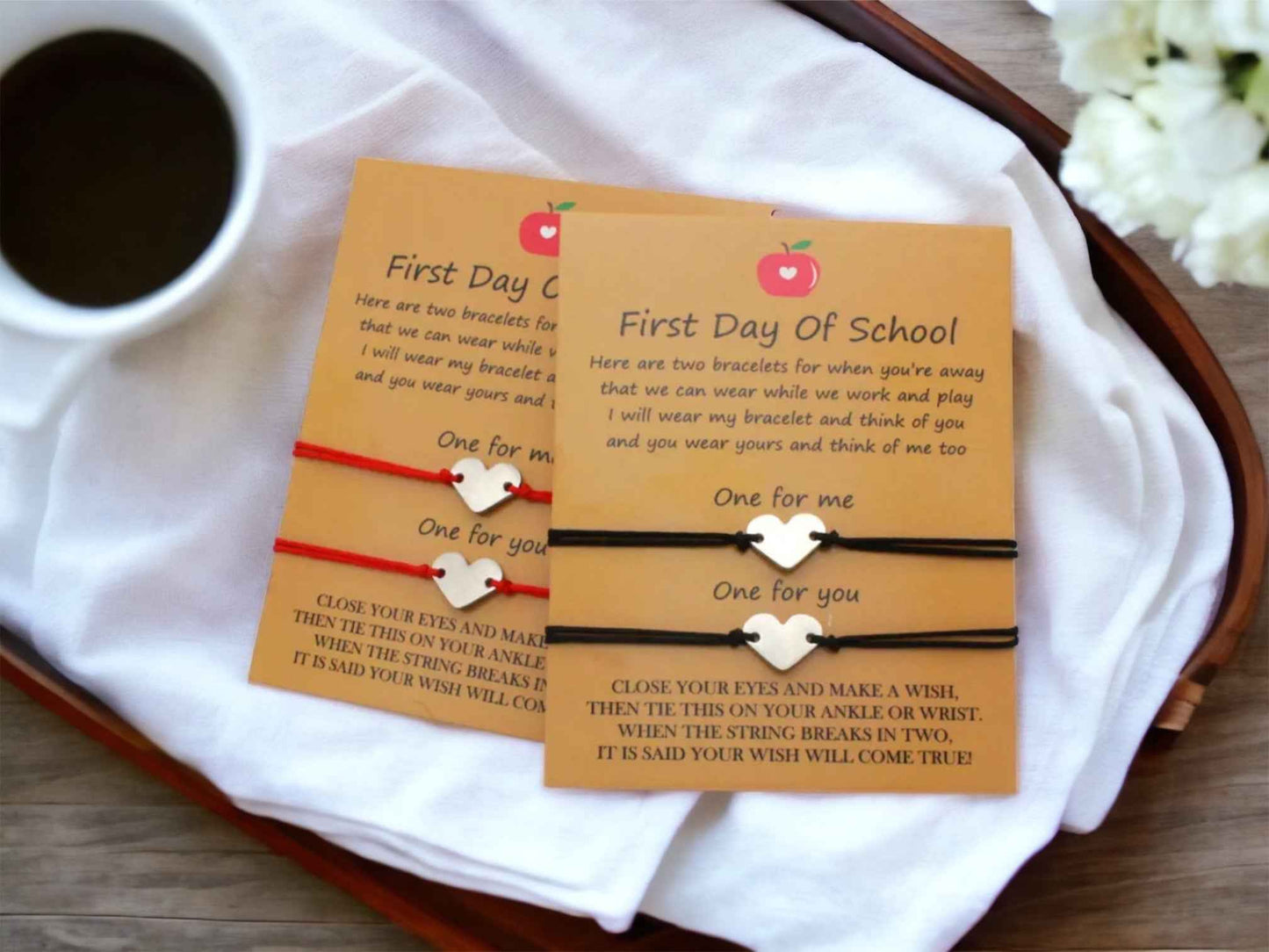 First Day of School Bracelets: Crafted Love for New Adventures!