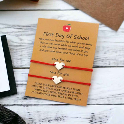 First Day of School Bracelets: Crafted Love for New Adventures!