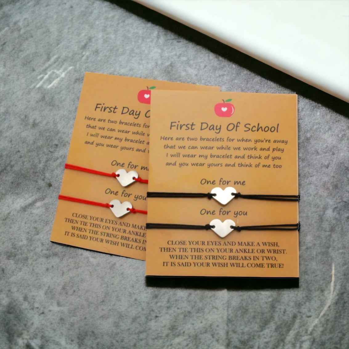First Day of School Bracelets: Crafted Love for New Adventures!