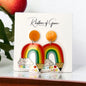 Rainbow Teacher Dangle Earrings - Brighten Up the Classroom! - Rhythms of Grace Creative