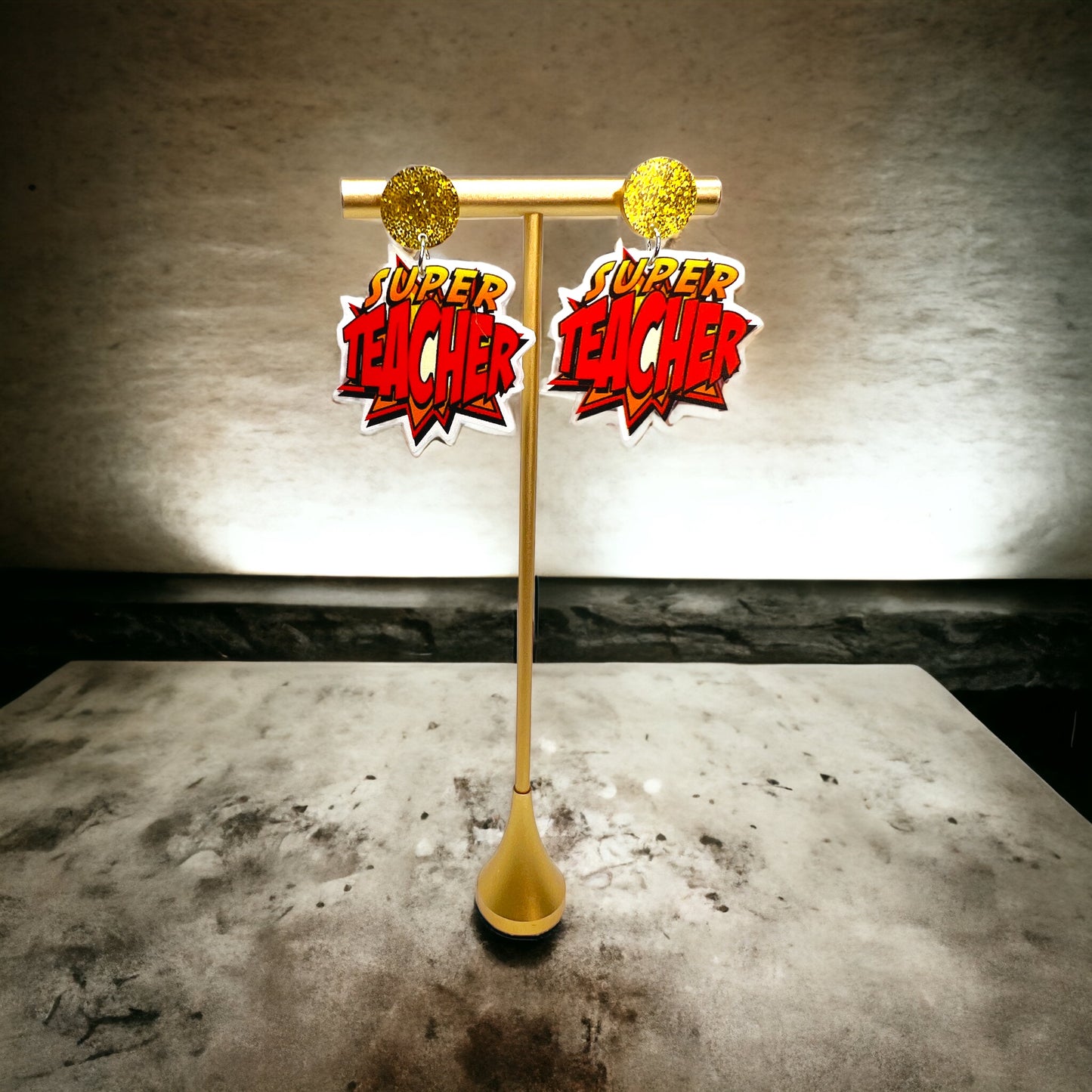 Zap! Pow! Teach! – Super Teacher Earrings That Wow - Rhythms of Grace Creative