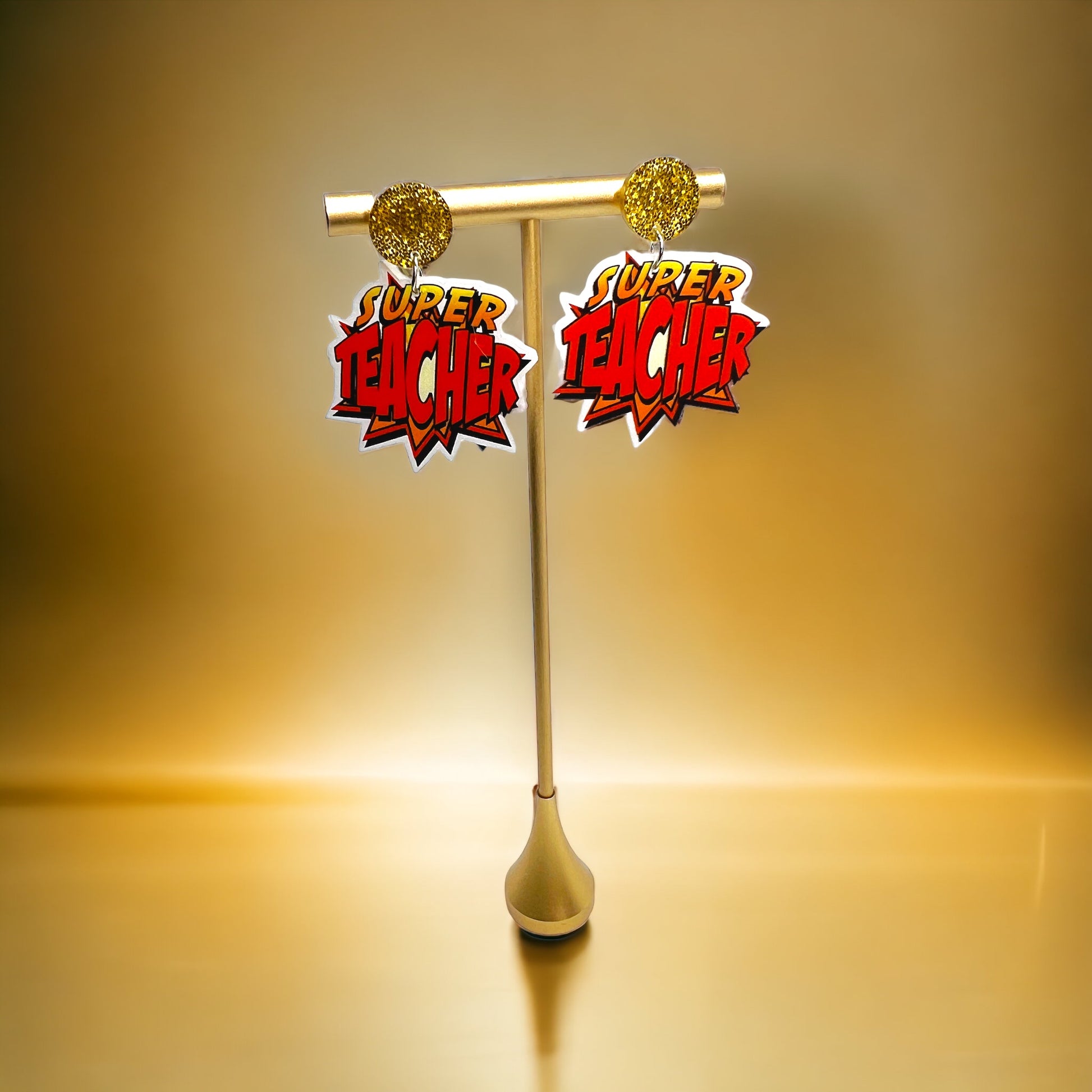 Zap! Pow! Teach! – Super Teacher Earrings That Wow - Rhythms of Grace Creative