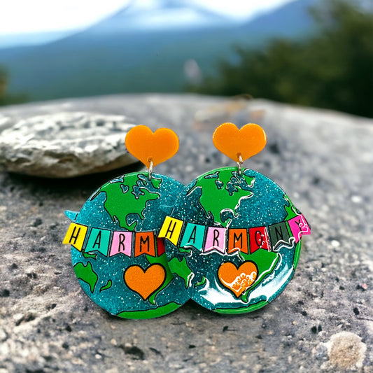 Mother Earth Earrings - Harmony Earrings - Rhythms of Grace Creative