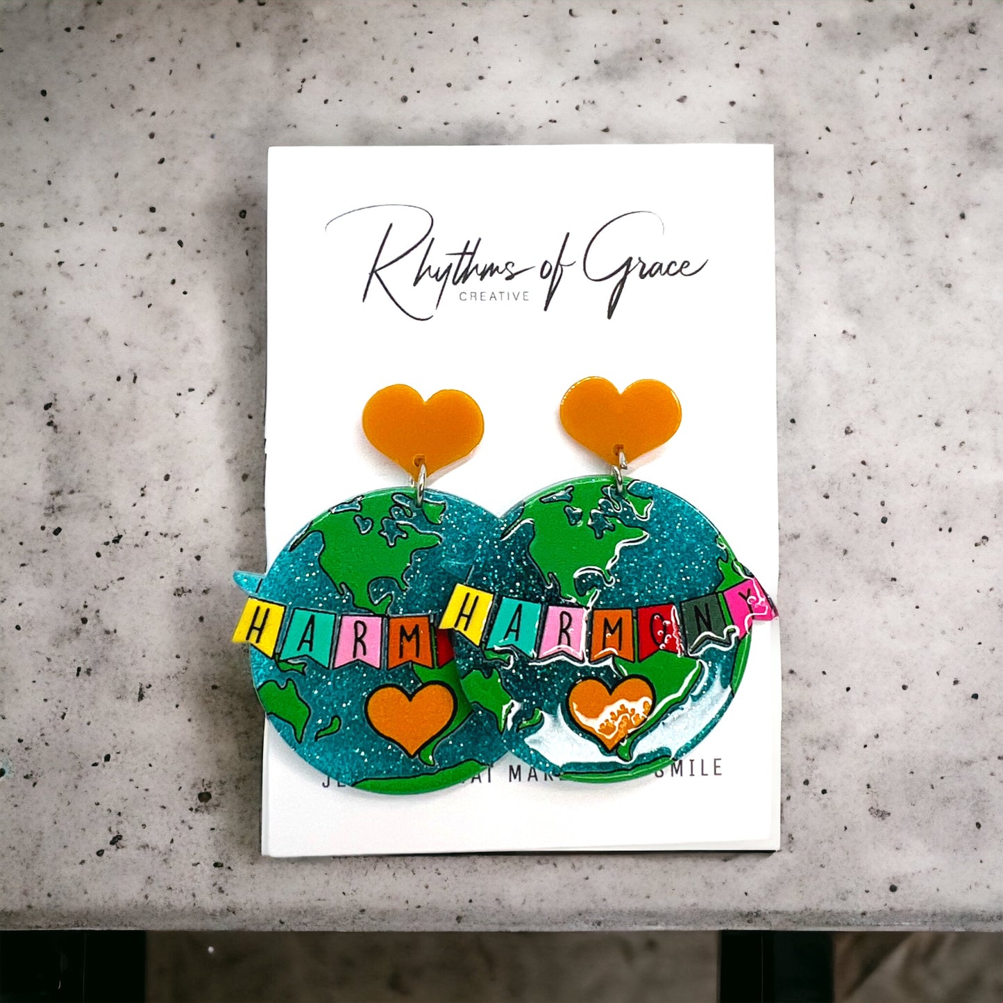 Mother Earth Earrings - Harmony Earrings - Rhythms of Grace Creative