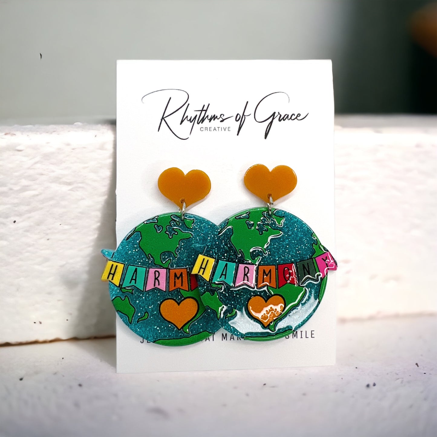 Mother Earth Earrings - Harmony Earrings - Rhythms of Grace Creative