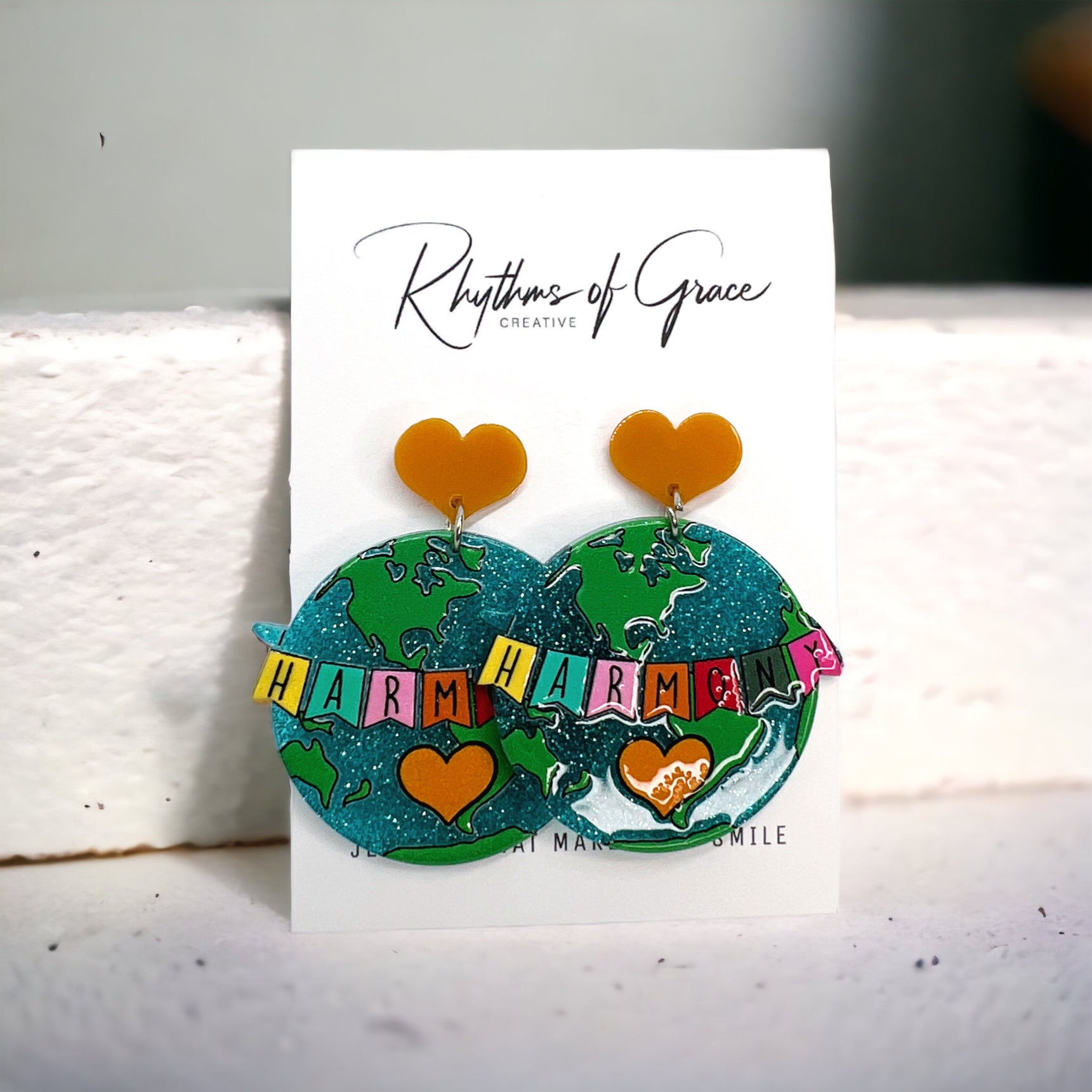 Mother Earth Earrings - Harmony Earrings - Rhythms of Grace Creative