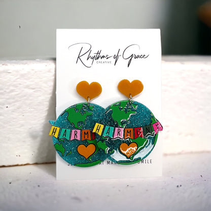 Mother Earth Earrings - Harmony Earrings - Rhythms of Grace Creative