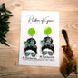Classroom Chic – Messy Bun & #TeacherLife Earrings - Rhythms of Grace Creative