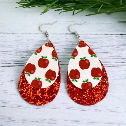 Teacher Glitter Earrings - Celebrate Educators in Style! ✏️ - Rhythms of Grace Creative