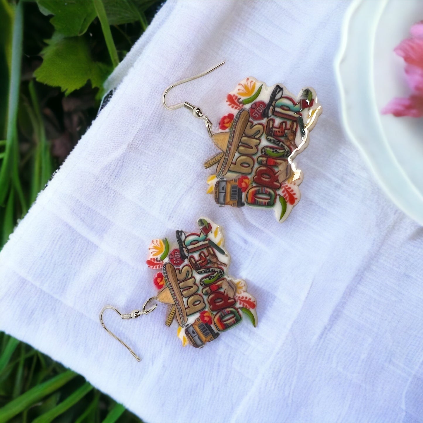 School Bus Driver Earrings - Show Your Love on the Road! 🚍 - Rhythms of Grace Creative