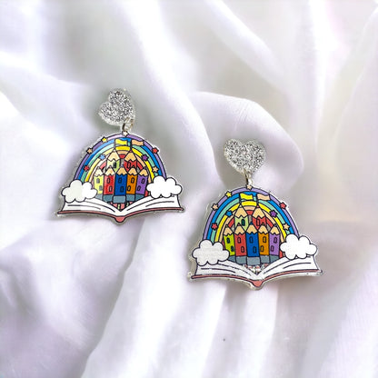 Bookish Bliss: Charming Librarian Earrings for Every Book Lover! - Rhythms of Grace Creative