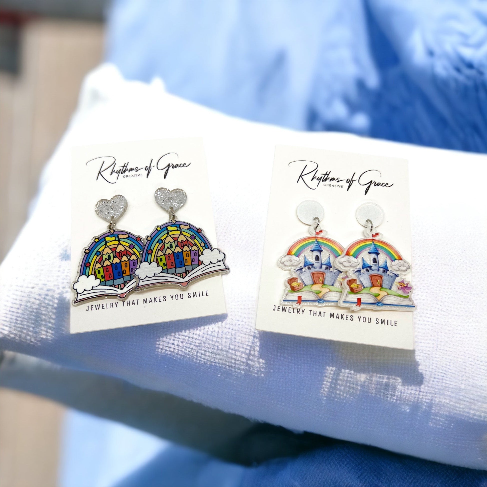 Bookish Bliss: Charming Librarian Earrings for Every Book Lover! - Rhythms of Grace Creative
