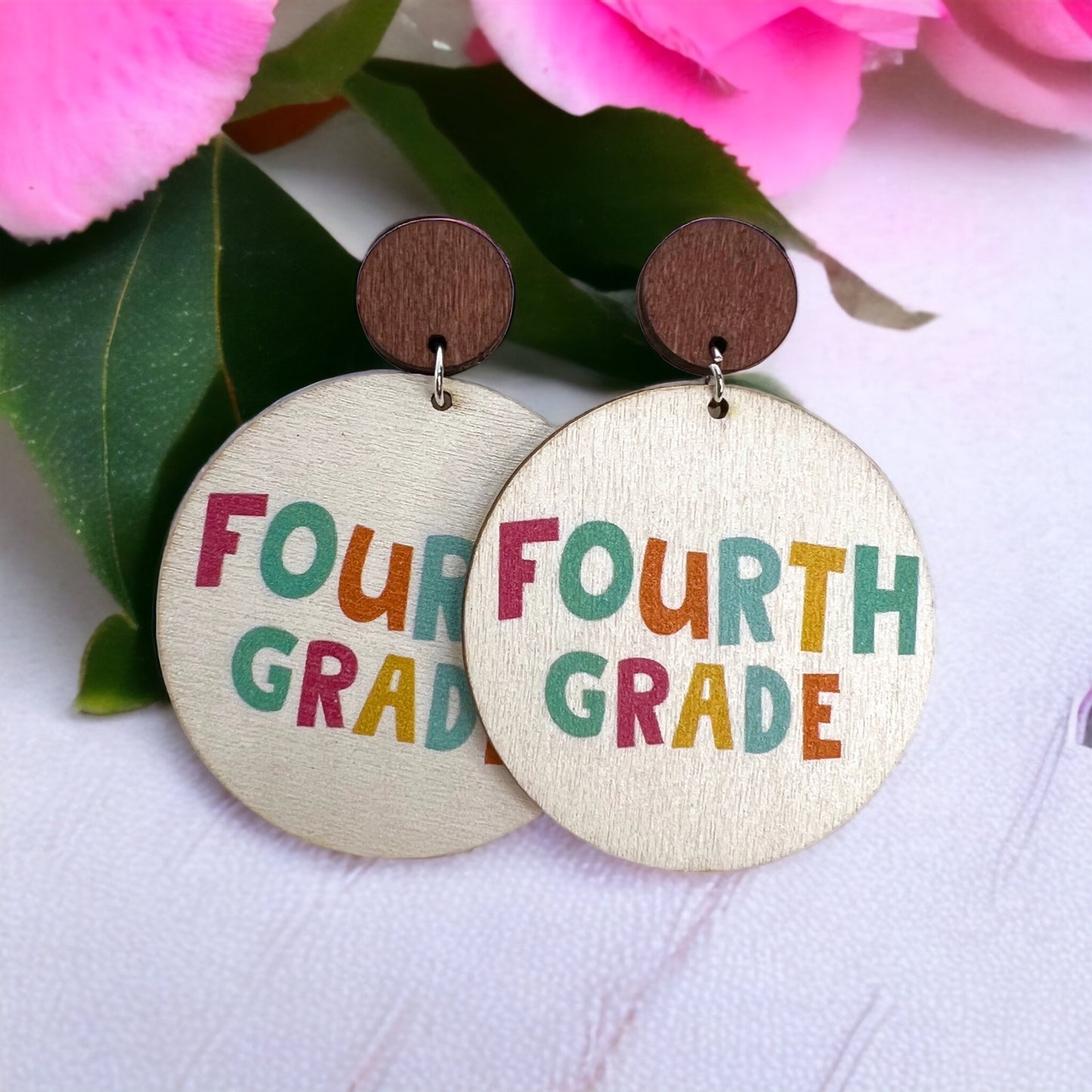 Celebrate Your Favorite Teacher with Our Adorable Elementary Teacher Earrings! - Rhythms of Grace Creative