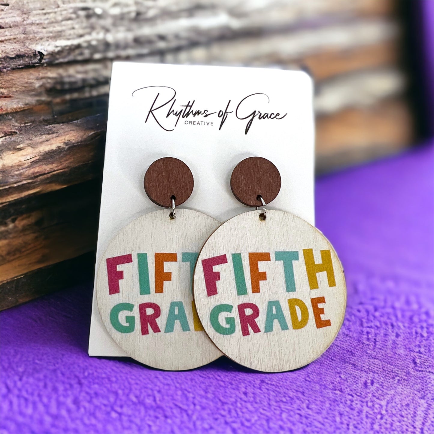 Celebrate Your Favorite Teacher with Our Adorable Elementary Teacher Earrings! - Rhythms of Grace Creative