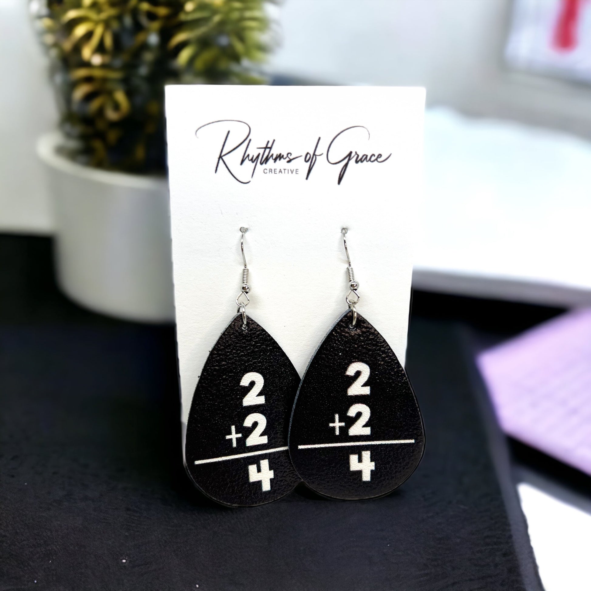 Multiply Your Style: Fun Math Teacher Earrings in 6 Smart Designs! ➕➗ - Rhythms of Grace Creative