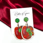Chomp into Charm – Hungry Caterpillar Teacher Earrings