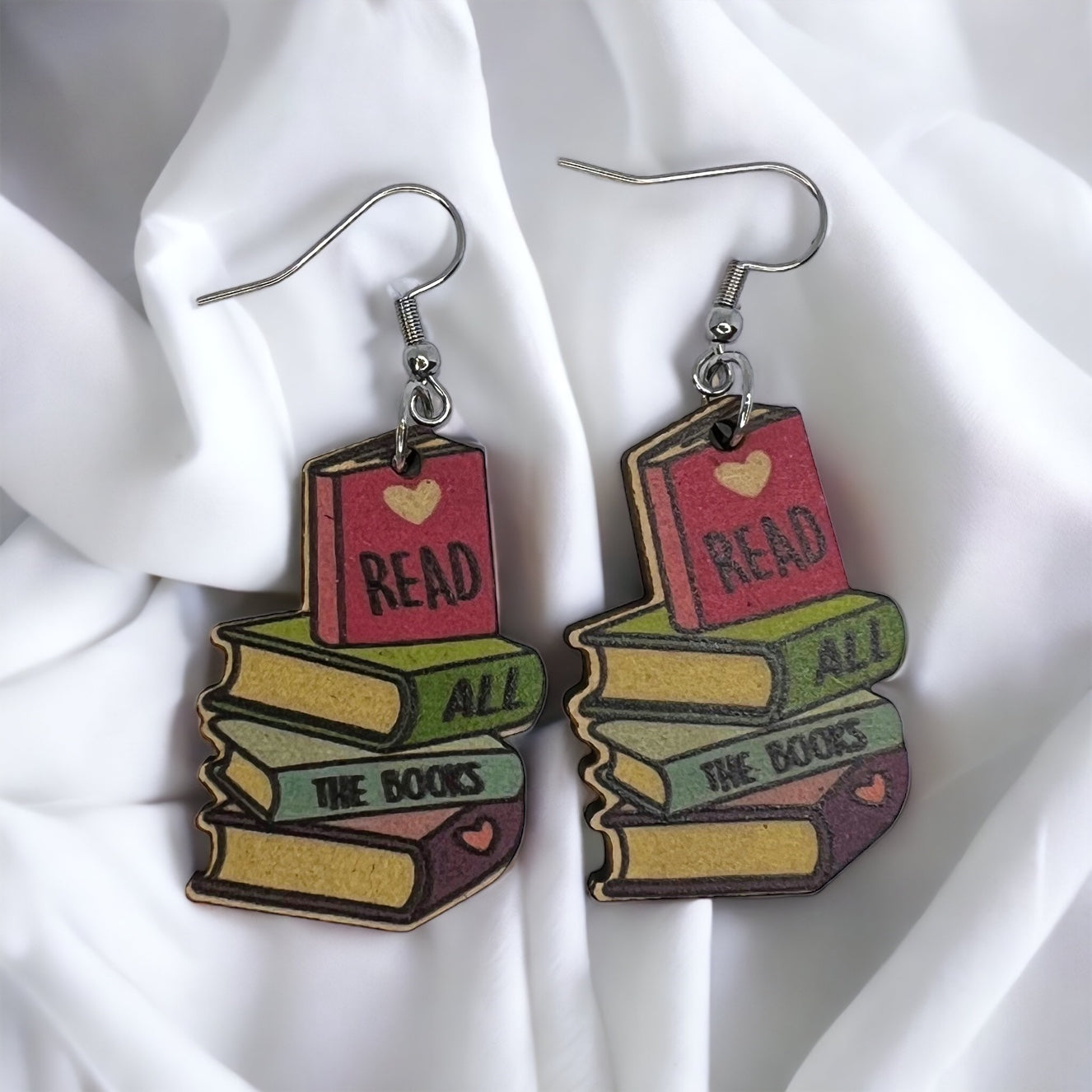 Literary Chic: Adorable Librarian Earrings for Book Lovers! 📚 - Rhythms of Grace Creative