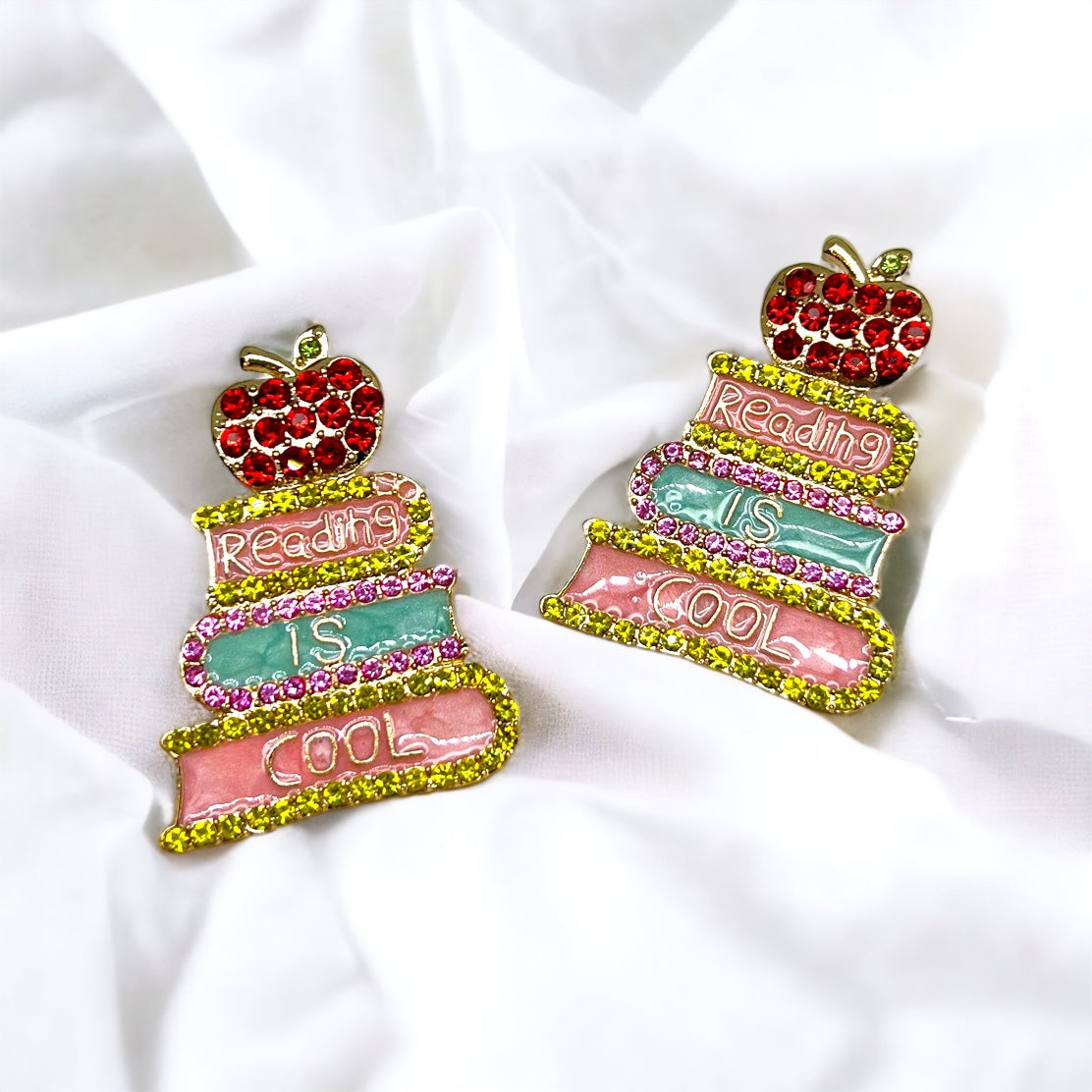 Literary Chic: Adorable Librarian Earrings for Book Lovers! 📚 - Rhythms of Grace Creative