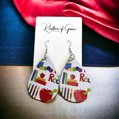 Literary Chic: Adorable Librarian Earrings for Book Lovers! 📚 - Rhythms of Grace Creative